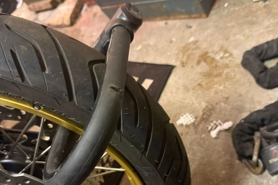 LITELOK X3 Saves Honda Africa Twin Motorcycle in Newcastle #106