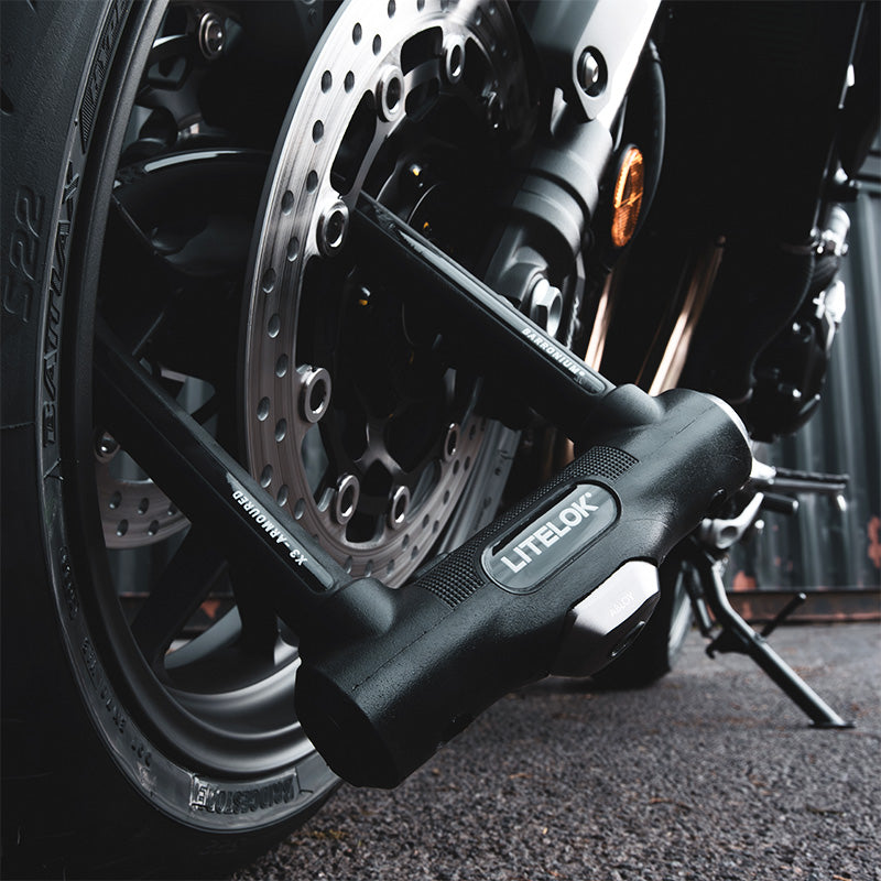 FRAM Bendix Autolite アドバタイジング クロック　USA LITELOK X3 - Ultimate Anti Angle Grinder Lock For Motorcycles